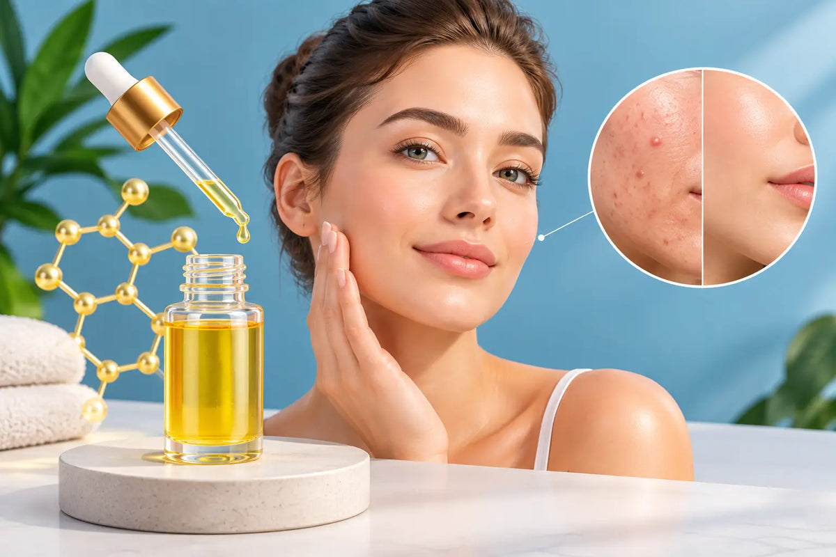 Retinol mot vuxenakne för klarare, jämnare hud