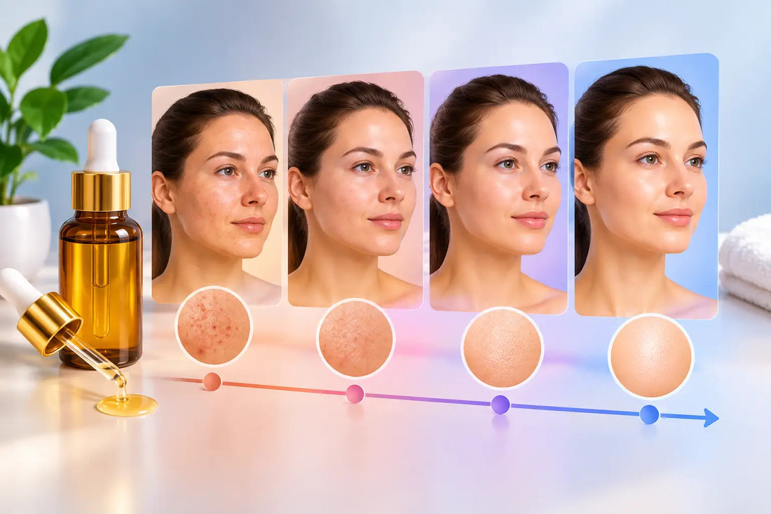 När syns resultat av retinol? Din tidslinje